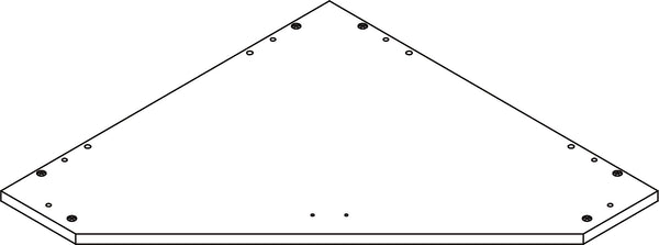 Somerset Tall Two-Door Corner Cabinet - Part 05 - Middle Connection Board