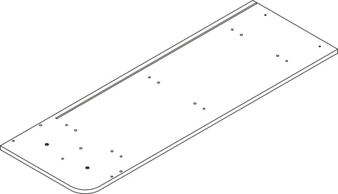 Book Nook Kids Cubby Storage Cabinet with Bookrack - Part 05 - Left Side Panel