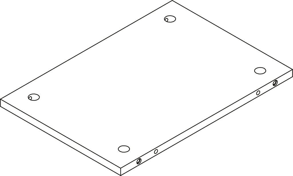 Ashland Slim Single Door Cabinet - Part  05 - Bottom Board