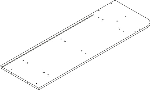 Book Nook Kids Cubby Storage Cabinet with Bookrack - Part 06 - Right Side Panel