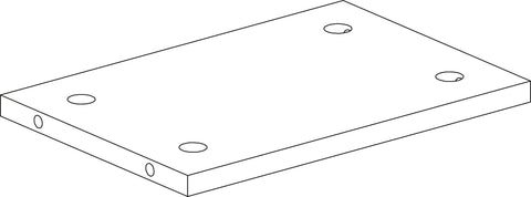 Book Nook Kids Wall Shelf with Cubbies and Bookrack - Part 06 - Divider Board