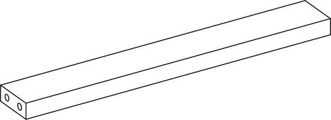 Madison Linen Tower with Open Shelves - Part 07 - Upper Front Cross Bar