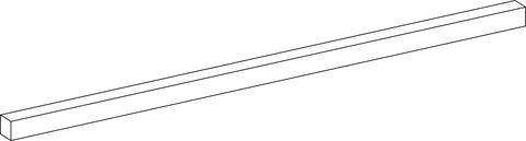 Woodbury Hall Tree with Bench - Part 07 - Cross Bar