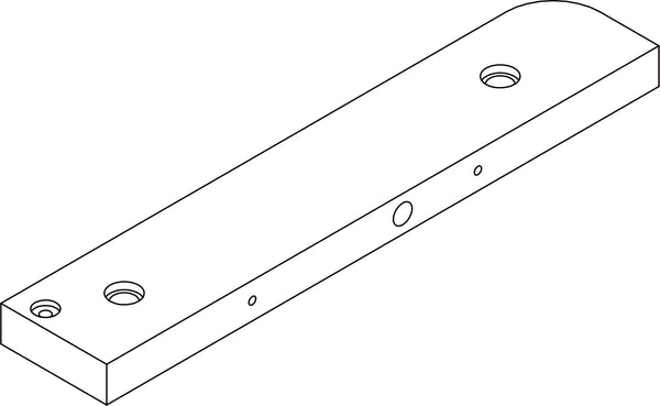 5-Tier Corner Ladder Shelf - Part 07 - Shelf #2 Left Rail Board