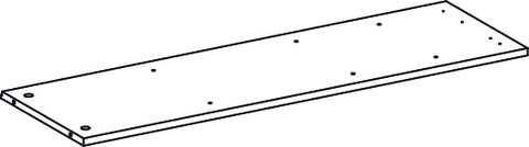 Woodbury Storage Cabinet with Cubbies and Drawer - Part 07 - Left Side Panel