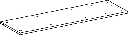 Woodbury Storage Cabinet with Cubbies and Drawer - Part 07 - Left Side Panel