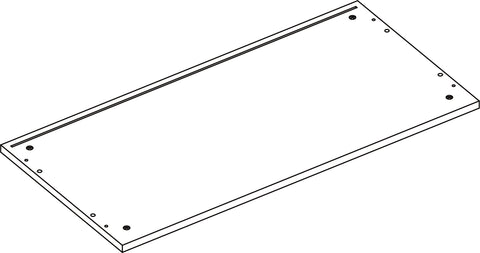 Kids Catch-All Multi-Cubby 24" Toy Organizer - Part 07 - Bottom Board