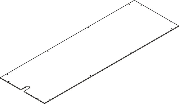 Ashland Slim Single Door Cabinet - Part  07 - Back Board