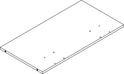 Kids Bookrack with Two Cubbies - Part 08 - Middle Board