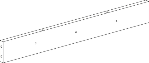 Book Nook Kids Wall Shelf with Cubbies and Bookrack - Part 08 - Lower Back Board