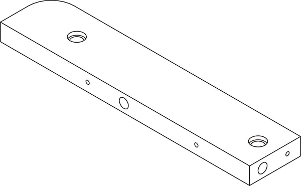 5-Tier Corner Ladder Shelf - Part 08 - Shelf #2 Right Rail Board
