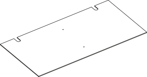 Kids Catch-All Multi-Cubby 24" Toy Organizer - Part 08 - Upper Back Board