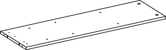Woodbury Storage Cabinet with Cubbies and Drawer - Part 08 - Right Side Panel