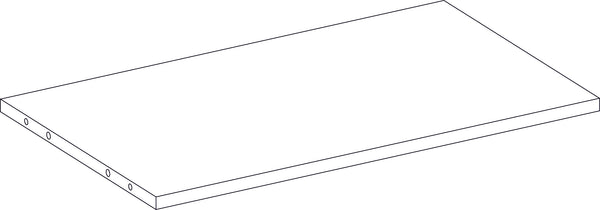 Woodbury Hall Tree with Bench - Part 08 - Shelf