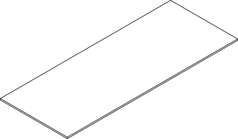 Kids Catch-All Wall Shelf with Hooks - Part 08 - Upper Back Board