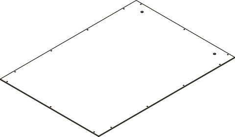 Somerset Wall Cabinet with Mirror - Part 08 - Back Board