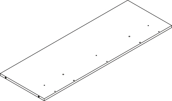 Kids Bookrack with Three Cubbies - Part 08 - Middle Board