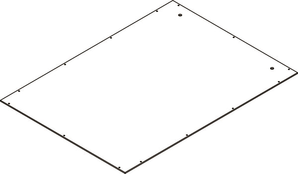 Ashland Wall Cabinet with Mirror - Part 08 - Back Board