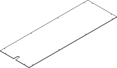 Ashland Slim Cabinet with Drawer - Part  08 - Back Board