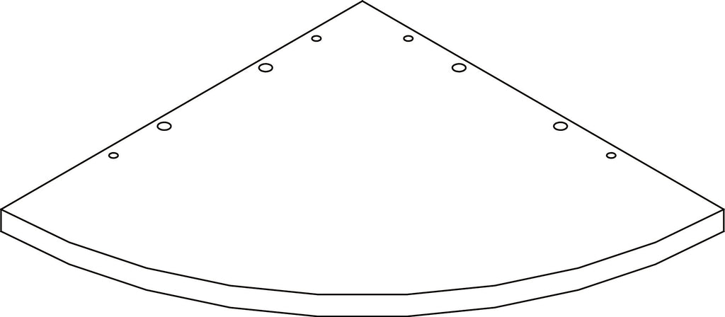 Corner Ladder Wall Shelf - Part 08 - Shelf #2