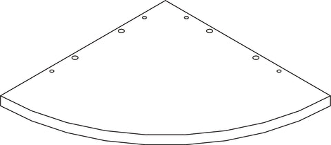 Corner Ladder Wall Shelf - Part 08 - Shelf #2