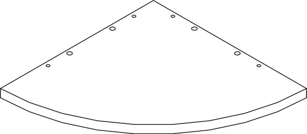 Corner Ladder Wall Shelf - Part 08 - Shelf #2