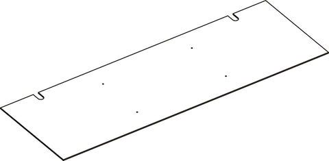 Kids Catch-All Multi-Cubby 35" Toy Organizer - Part 09 - Upper Back Board