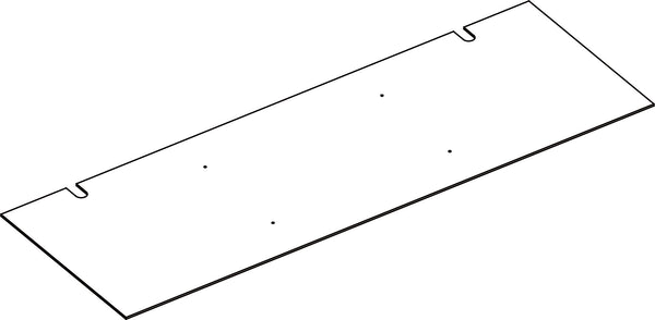 Kids Catch-All Multi-Cubby 35" Toy Organizer - Part 09 - Upper Back Board