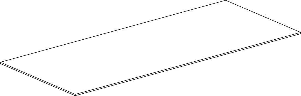 Book Nook Kids Wall Shelf with Cubbies and Bookrack - Part 09 - Middle Back Board