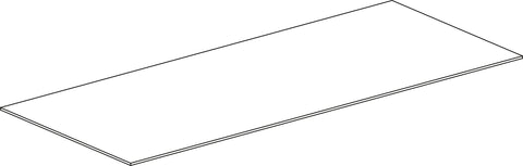 Book Nook Kids Wall Shelf with Cubbies and Bookrack - Part 09 - Middle Back Board