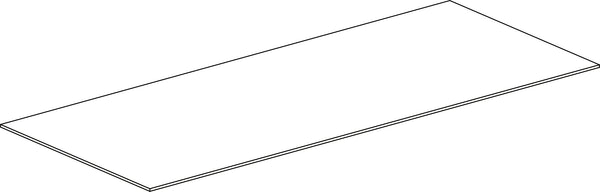 Book Nook Kids Wall Shelf with Cubbies and Bookrack - Part 09 - Middle Back Board