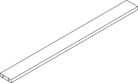 Kids Bookrack with Two Cubbies - Part 09 - Upper Cross Bar