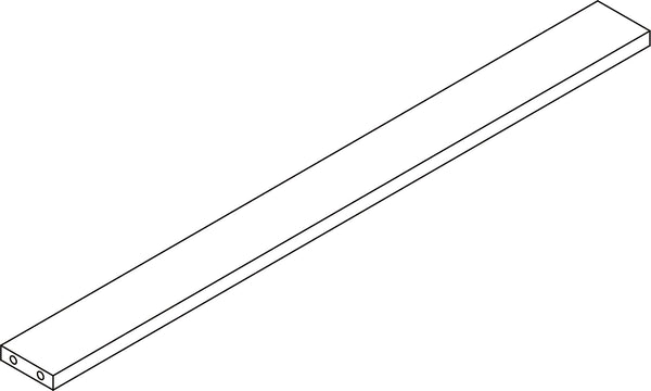 Kids Bookrack with Two Cubbies - Part 09 - Upper Cross Bar