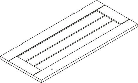 Ashland Slim Cabinet with Drawer - Part  09 - Door