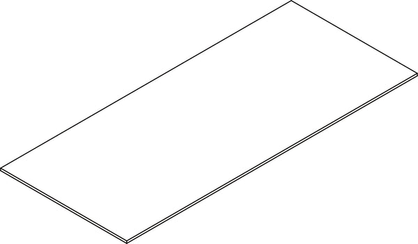 Kids Catch-All Wall Shelf with Hooks - Part 09 - Lower Back Board