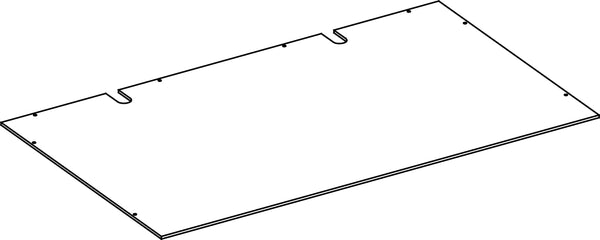 Madison Two-Door Floor Cabinet - Part 09 - Upper Back Panel