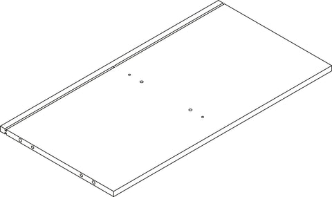 Book Nook Kids Cubby Storage Cabinet with Bookrack - Part 09 - Lower Shelf