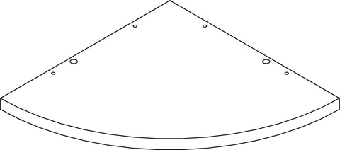 5-Tier Corner Ladder Shelf - Part 09 - Shelf #3