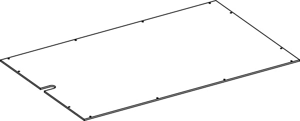 Madison Single Door Floor Cabinet - Part 09 - Back Board