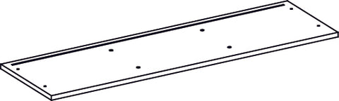 Woodbury Wall Shelf with Cubbies and Hooks - Part 01 - Top Board