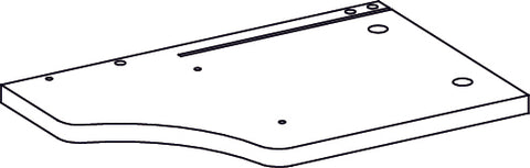 Woodbury Wall Shelf with Cubbies and Hooks - Part 05 - Right Side Panel