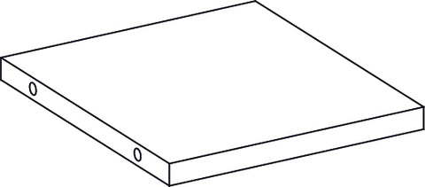 Woodbury Wall Shelf with Cubbies and Hooks - Part 06 - Divider Board