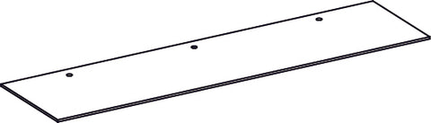 Woodbury Wall Shelf with Cubbies and Hooks - Part 08 - Back Board