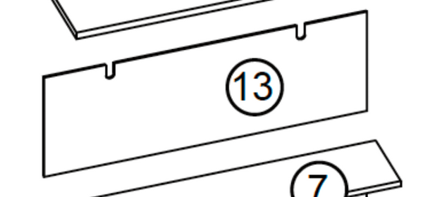 Ashland Spacesaver - Part 13 - Upper Back Board