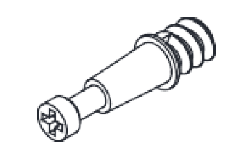 Kids Horizontal Bookcase - Part B - Cam Bolt