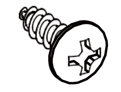 Kids Horizontal Bookcase - Part D - Screw (2.5x14mm)