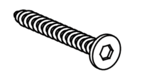 Kids 6 Cubby Storage Activity Table - Part E - Screw (5x40mm)