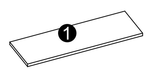 Afton Metal Frame Hall Tree - Part 01 - Top Board