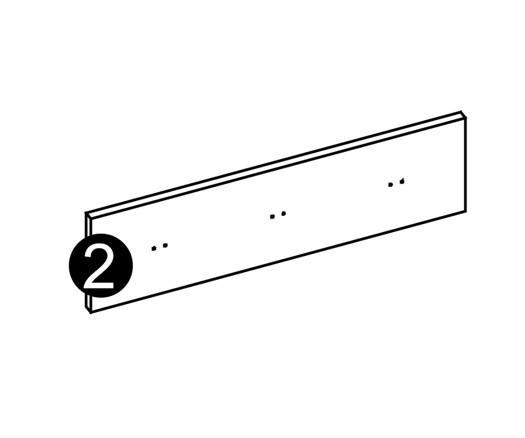 Afton Metal Frame Hall Tree - Part 02 - Back Panel