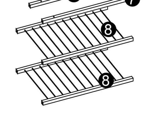 Afton Metal Frame Hall Tree - Part 08 - Bottom Metal Frame